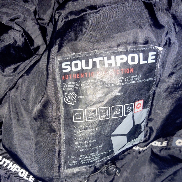 ❗️CLEARANCE ❗️   VINTAGE HEAVY SOUTH POLE.   PARKA.COLD WEATHER🌬️❄️. - Picture 10 of 13